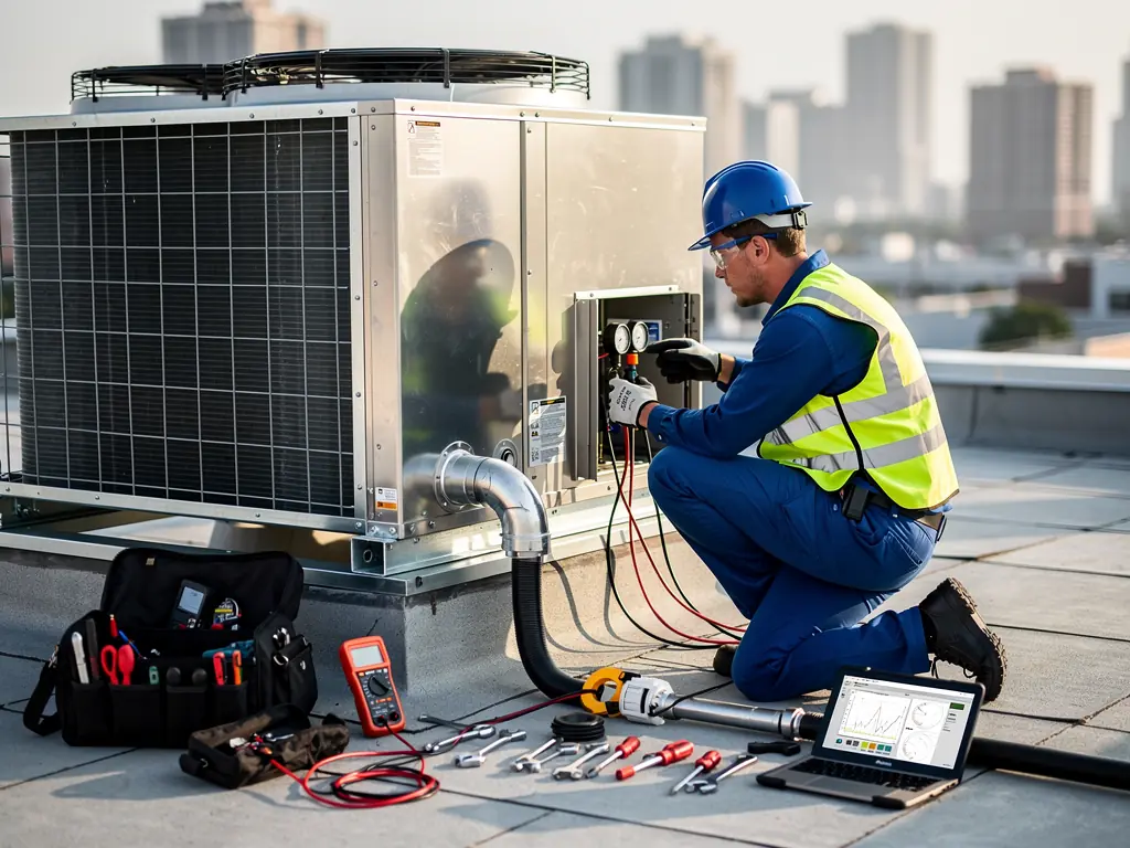 Service og vedligeholdelse efter installation